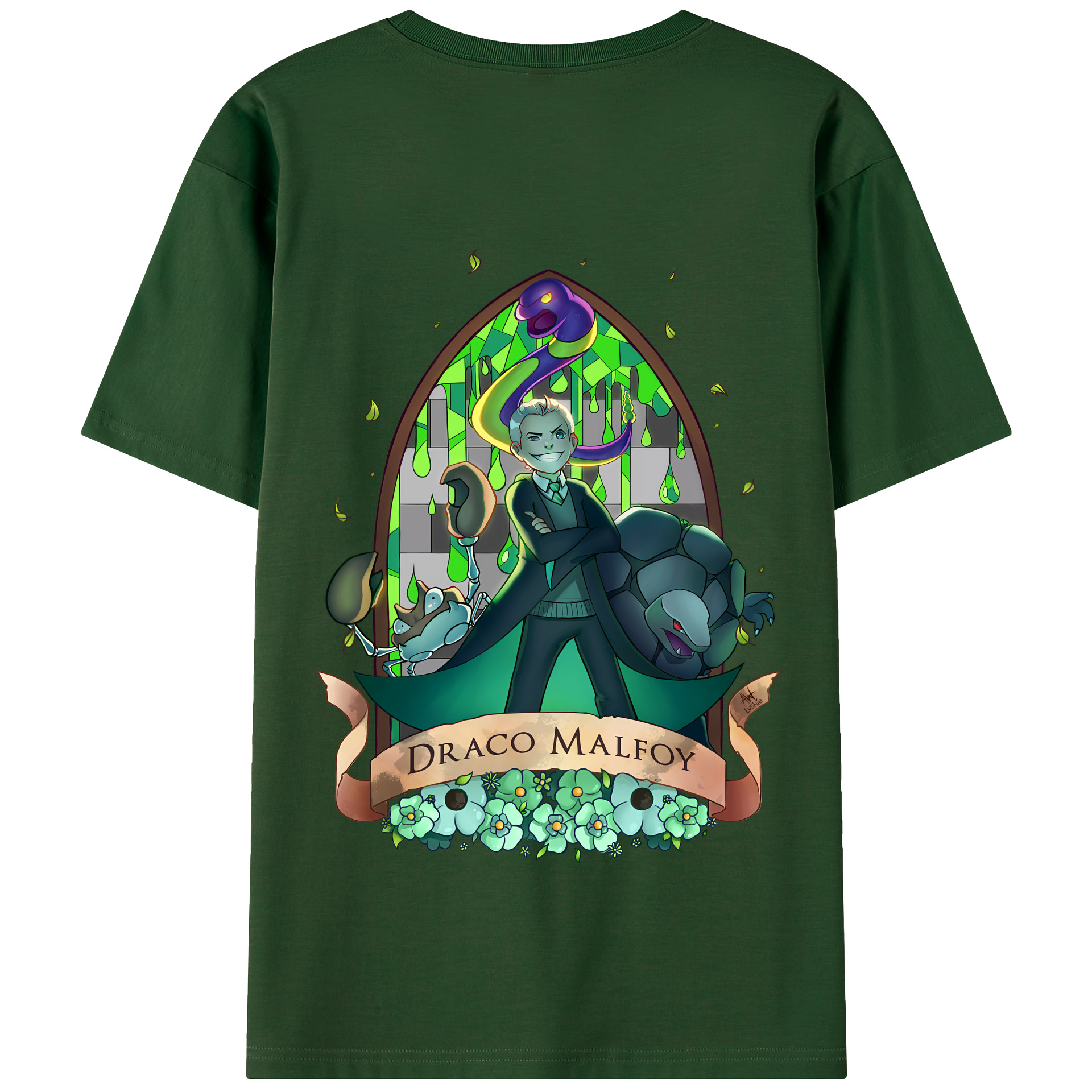 （画像用） Harry Potter ハリー・ポッターシリーズ 綿100％半袖Tシャツ（背面プリント）